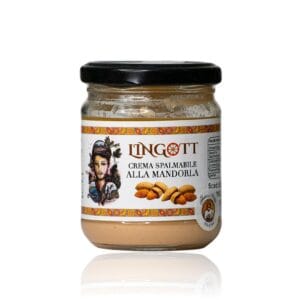 Crema Spalmabile alla Mandorla "Lingott" (180g): L'Oro Bianco di Sicilia