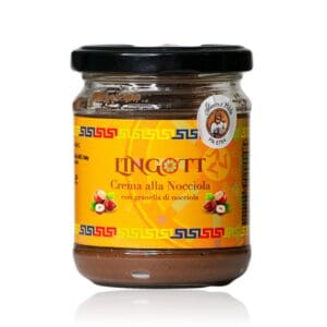 Crema Spalmabile alla Nocciola "Lingott" con Granella (180g)