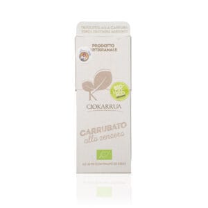 Carrubato allo Zenzero "Ciokarrua" (50g): L'Energia Naturale di Sicilia