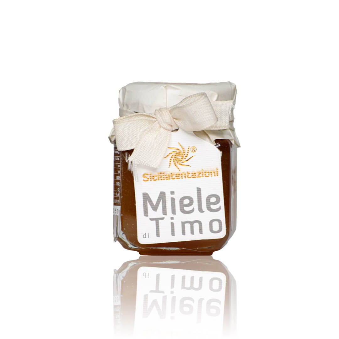 Miele di Timo Siciliano "Stuzzica il Palato" (Mini-Vaso Gourmet) 1 Miele di Timo Siciliano "Stuzzica il Palato" (Mini-Vaso Gourmet)