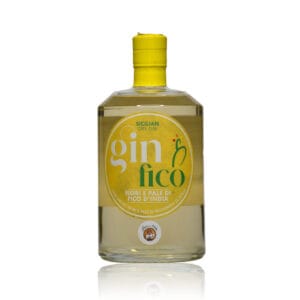 Sicilian Dry Gin "Gin Fico" con Fiori e Pale di Ficodindia