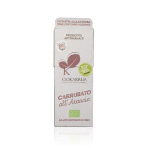 Carrubato all'Arancia "Ciokarrua" (50g): L'Oro Dolce di Sicilia