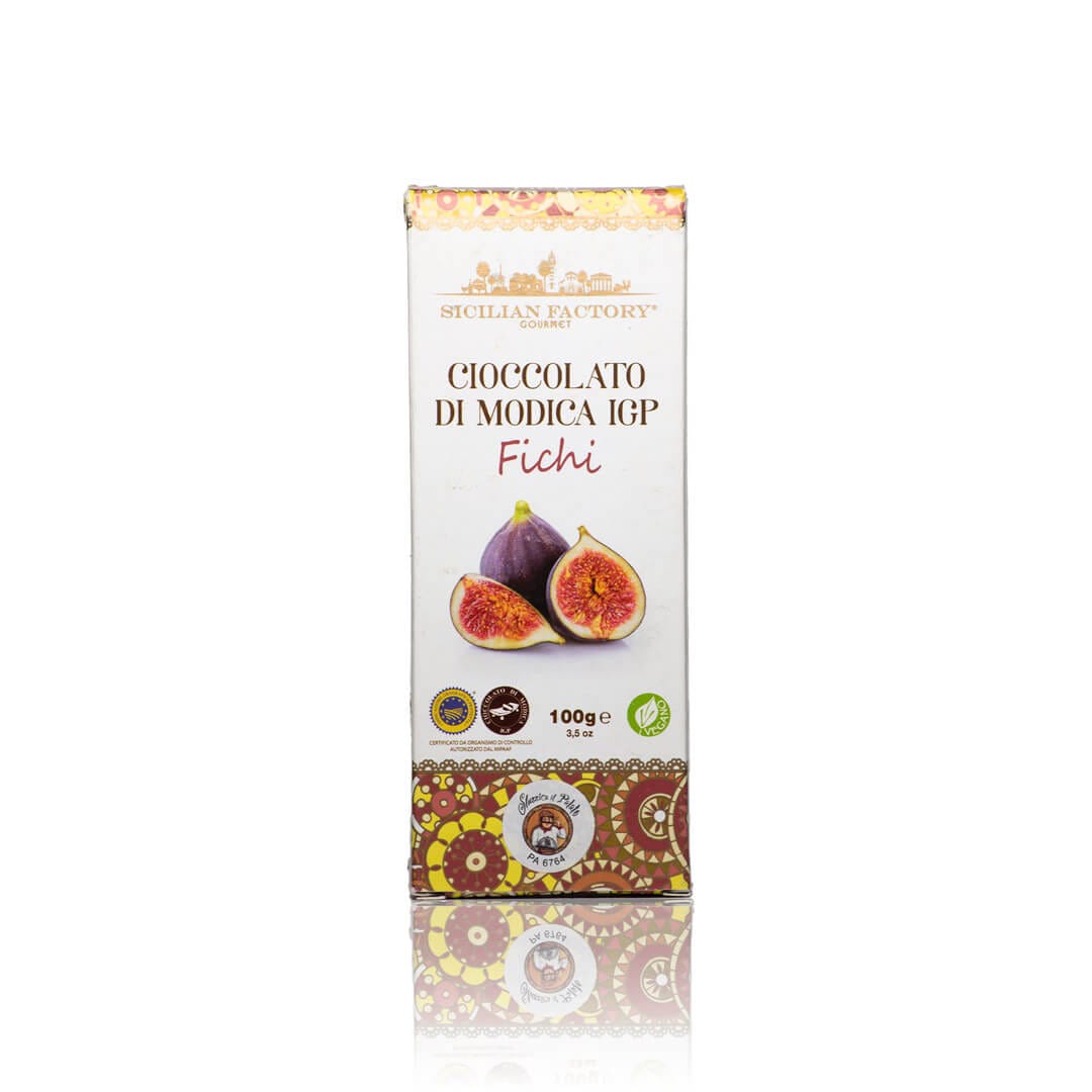 Cioccolato di Modica IGP ai Fichi (100g) 1 Cioccolato di Modica IGP ai Fichi (100g)