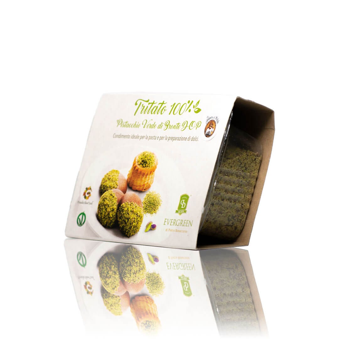 Pistacchio Verde di Bronte DOP Tritato 100% “Evergreen” (100g)
