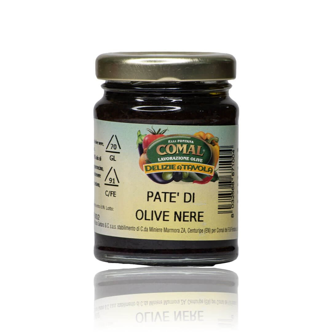 Paté di Olive Nere "Comal" (90g): L'Intensità del Mediterraneo 1 Paté di Olive Nere "Comal" (90g): L'Intensità del Mediterraneo