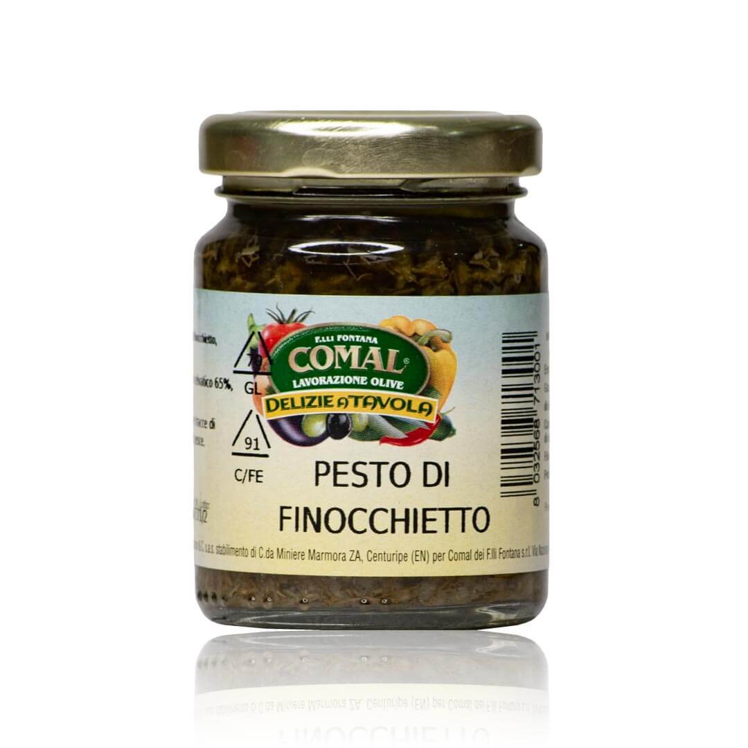 Pesto di Finocchietto Selvatico “Comal” (90g): L’Essenza Aromatica della Sicilia