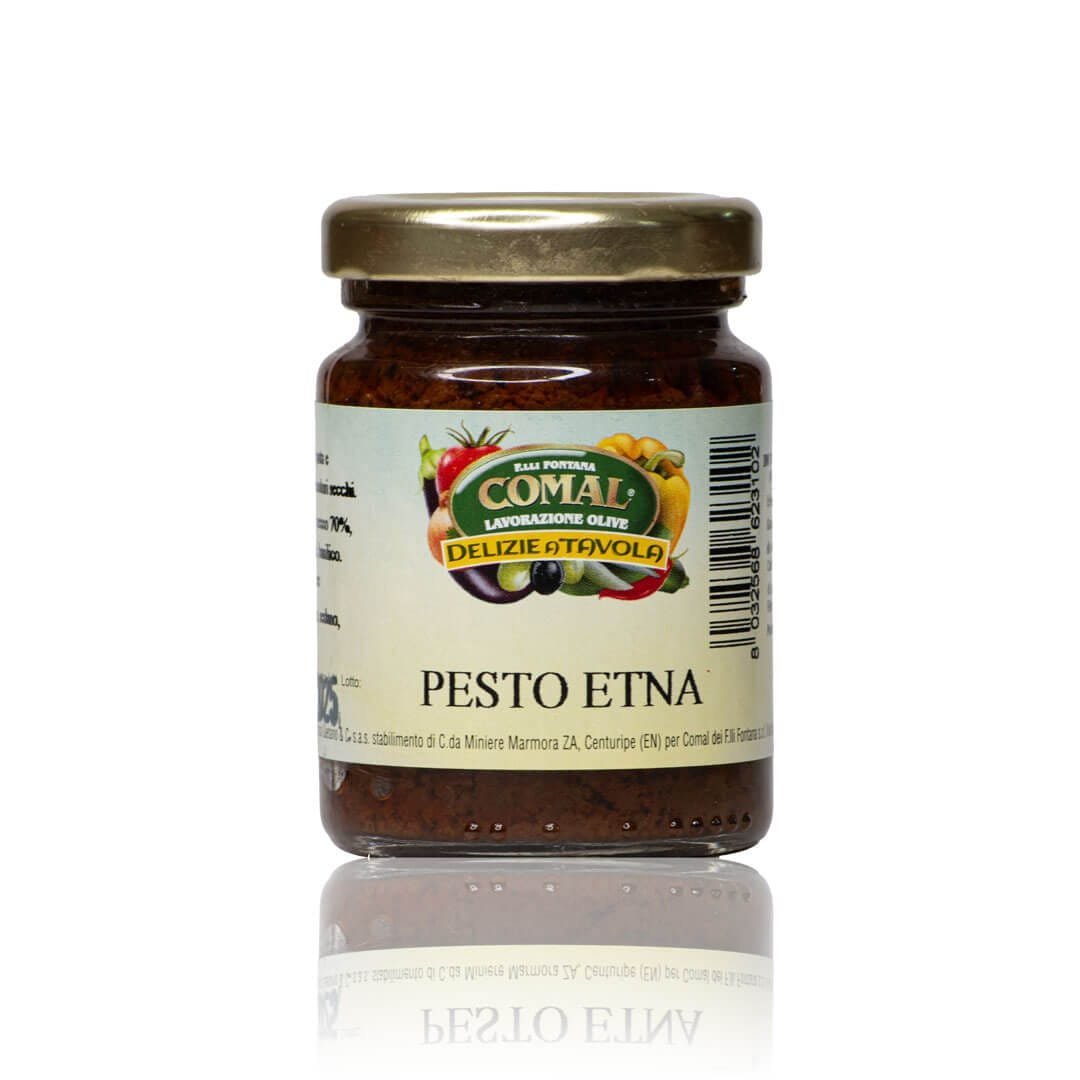 Pesto Etna “Comal” (90g): Il Sapore Vulcanico di Sicilia